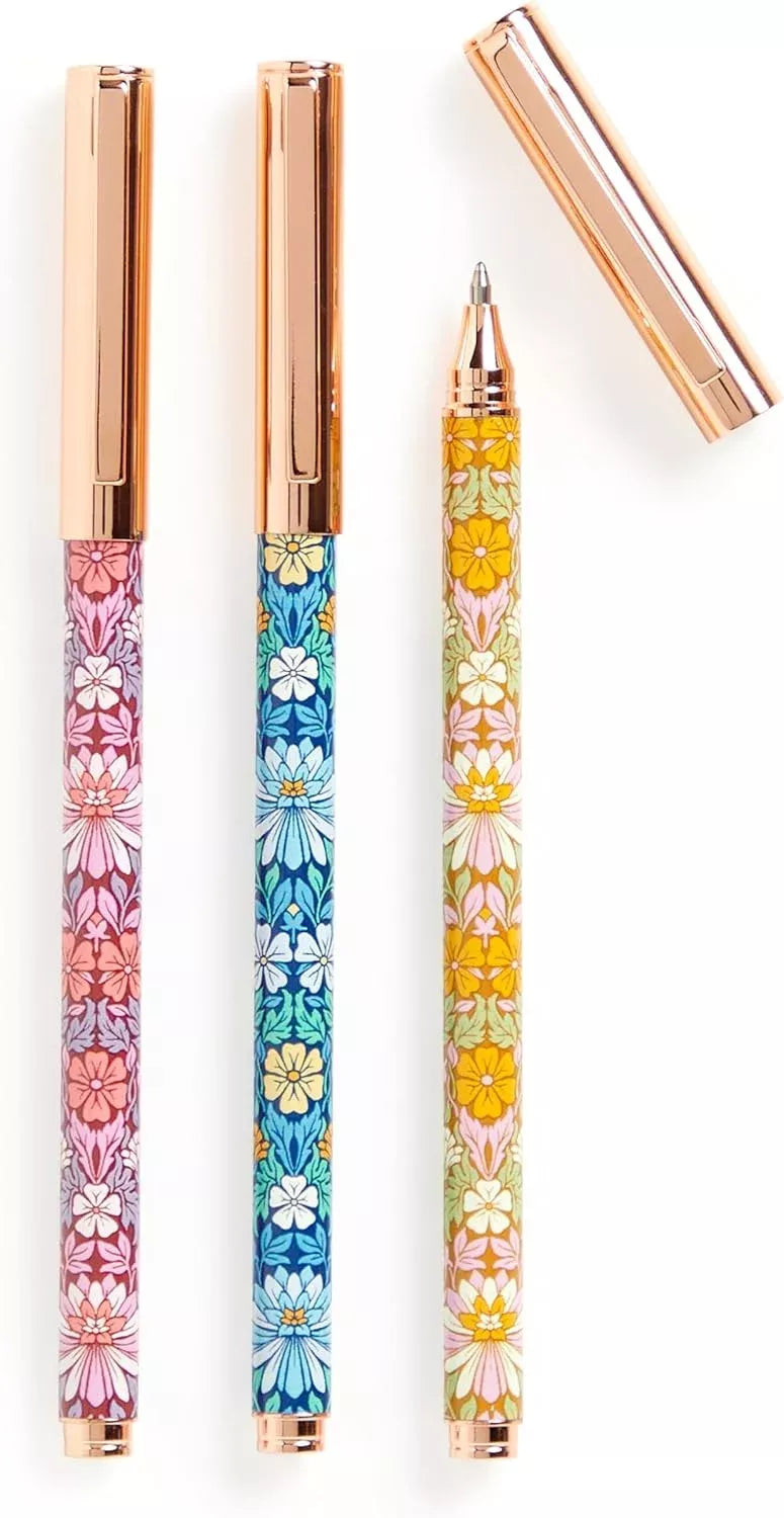 3 Pen Set, Liberty Moon Flower