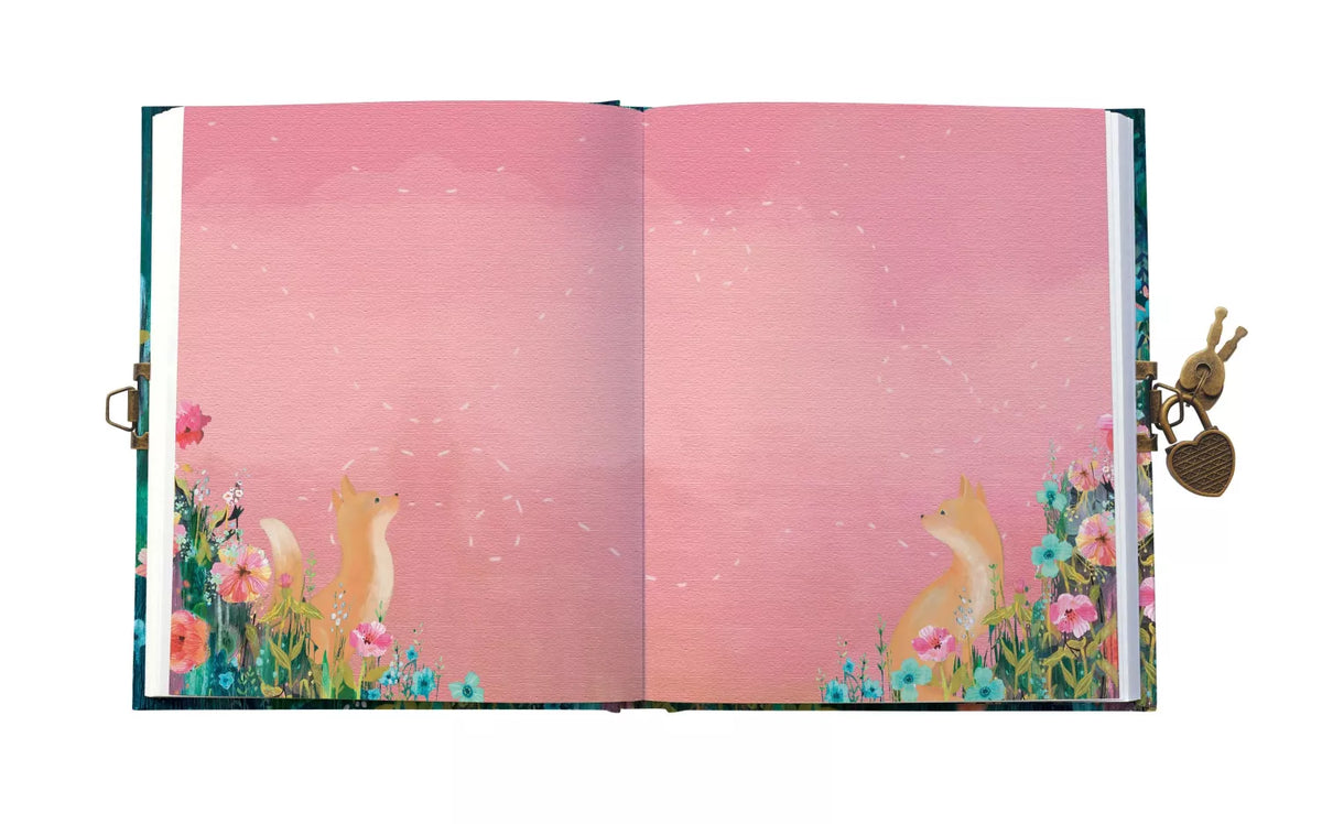 Moonlit Meadow Lockable Notebook