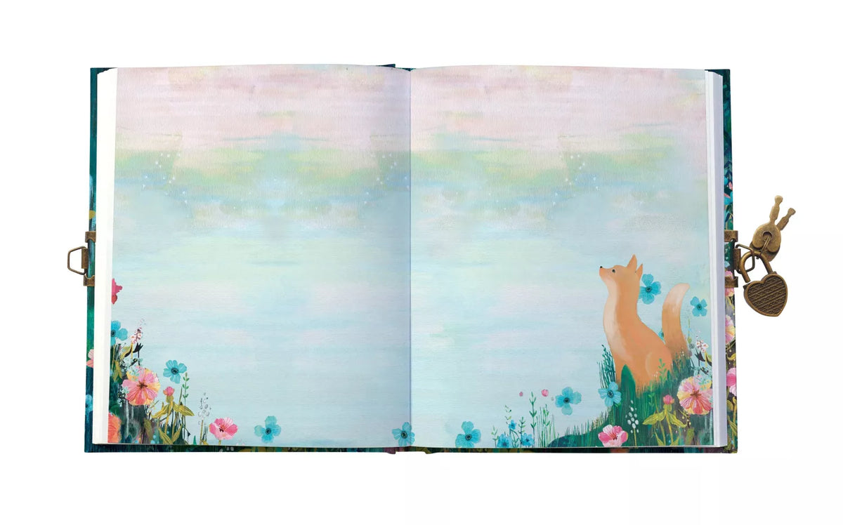 Moonlit Meadow Lockable Notebook