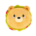 Super soft! Pillow, Teddy Bear Hamburger